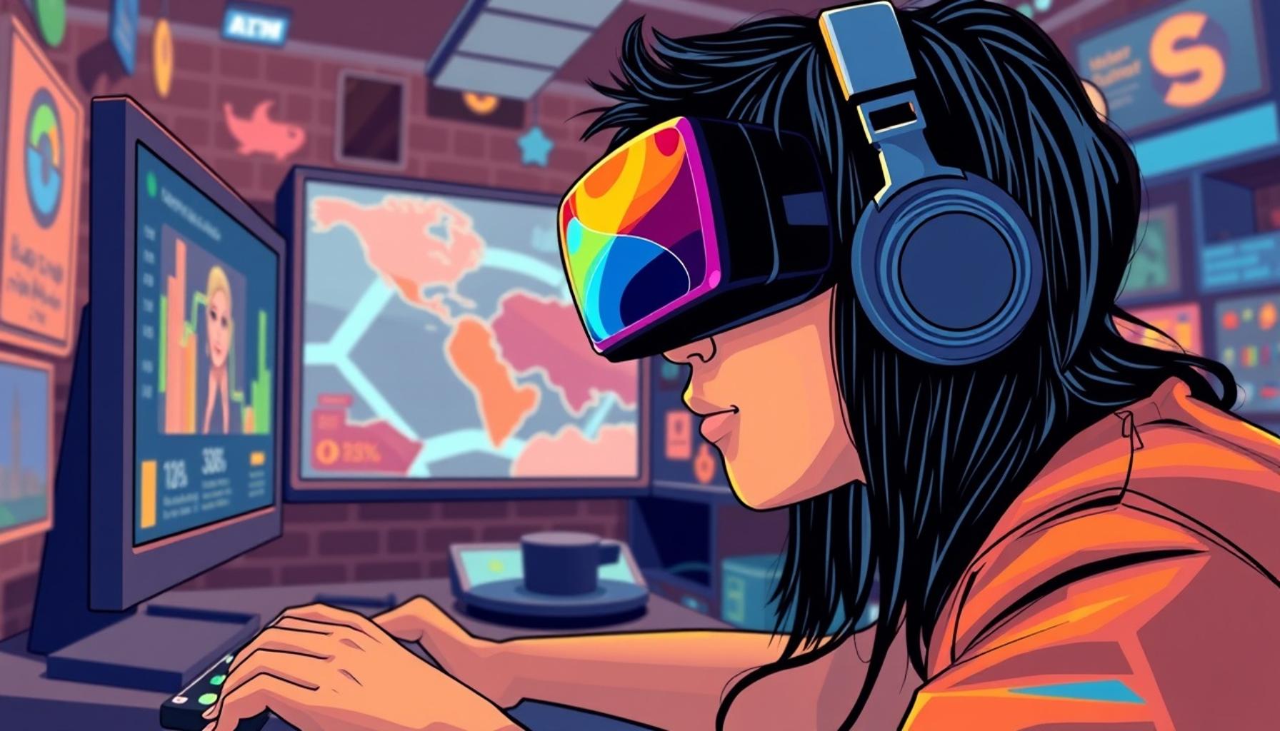 Die Entwicklung der virtuellen Realität im Entertainment: vom Gaming zur interaktiven Kunst in Museen