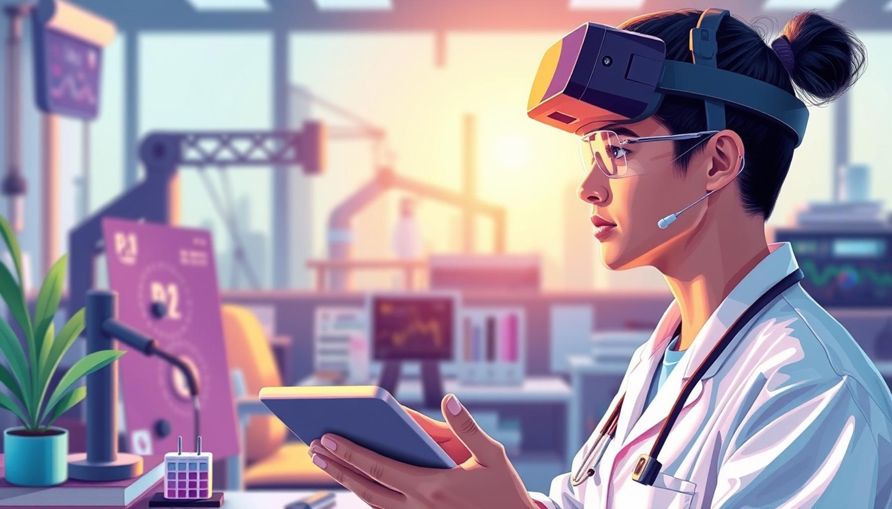 Die virtuelle Realität als Werkzeug der Berufsausbildung: Effizienzsteigerung in Bereichen wie Medizin und Industrie